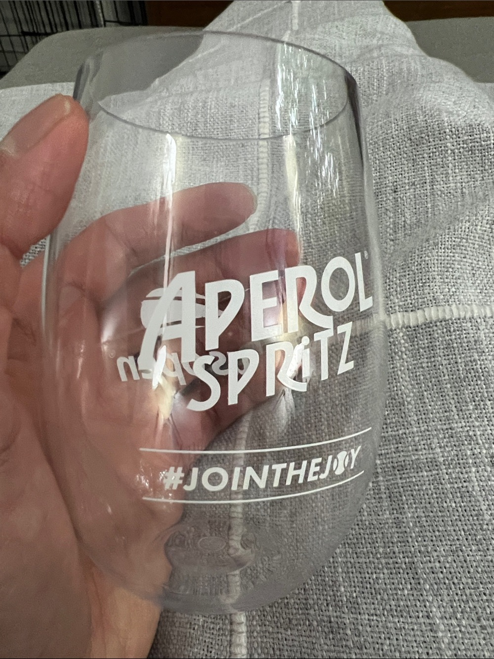 US Open Memorabilia Stemless Wine / Cocktail Plastic Glass - Unbreakable